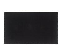 vidaXL Tapis de porte antidérapant 90x150 cm fibre de coco touffeté Noir 155580