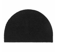 vidaXL Tapis de Porte Noir Demi-Rond 40x60 cm Fibre de Coco touffeté