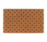 vidaXL Tapis de Porte, Paillasson Antidérapant, Tapis de Sol, Tapis d'Entrée Jardin, Moderne, Naturel 45x75 cm Fibre de Coco Touffeté