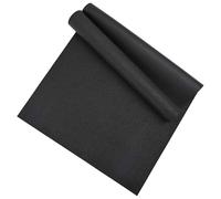 vidaXL Tapis de Protection Sport Noir 150 x 75 x 0,6 cm PVC, Tapis de Gym rectangulaire Moderne, Absorbant Les Chocs, Anti-Bruit, antidérapant, Rangement Compact, Fitness, Yoga