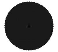 Vidaxl Tapis De Saut Tissu Noir Pour Trampoline Rond De 4,57 M