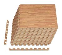 vidaXL Tapis de Sol 12 pcs Bois 4,32 m² Mousse EVA, Tapis de Puzzle emboîtables, Protection de Sol, Tapis de Gym, Sol d'exercice Polyvalent