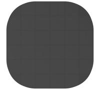 vidaXL Tapis de Sol de Piscine 36 pc Ø 350 cm Rond Mousse EVA Noir