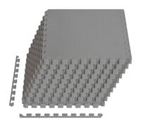 vidaXL Tapis de Sol de Piscine 40 pc Gris 14,4 m² Mousse EVA