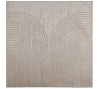 Vidaxl Tapis De Surface Carré Beige 200 X 200 Cm