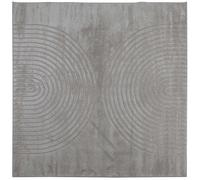 Vidaxl Tapis De Surface Carré Gris 120 X 120 Cm