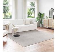 vidaXL Tapis de surface Carré LUGO Crème 240 x 240 cm Polyester 42022683