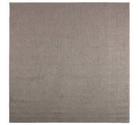 Vidaxl Tapis De Surface Carré Lugo Taupe 240 X 240 Cm Polyester