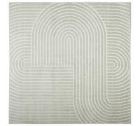 Vidaxl Tapis De Surface Carré Palmeras Vert 120 X 120 Cm Polyester