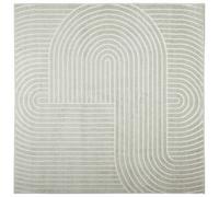 Vidaxl Tapis De Surface Carré Palmeras Vert 240 X 240 Cm Polyester