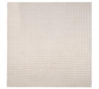 Vidaxl Tapis De Surface Carré Sirolo Beige 120 X 120 Cm Polyester