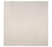 Vidaxl Tapis De Surface Carré Sirolo Beige 120 X 120 Cm Polyester