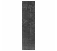 vidaXL Tapis de Surface HUARTE Anthracite 400 x 80 cm Polyester, Salon, Tapis Moderne, Décor intérieur, Tapis texturé, Polyester, Lavable, Antidérapant, Polyvalent