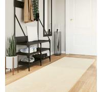 Vidaxl Tapis De Surface Huarte Crème 400 X 80 Cm Polyester