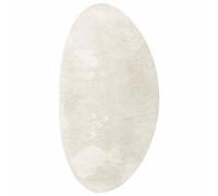 vidaXL Tapis de Surface HUARTE Crème 80 x 150 cm Polyester, Tapis de Salon Moderne, Anti-dérapant, Pliable, Doux, décoratif, résistant et Polyvalent