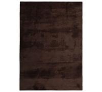 Vidaxl Tapis De Surface Huarte Marron 170 X 120 Cm Polyester