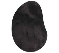 vidaXL Tapis de Surface HUARTE Noir 140 x 200 cm Polyester, Tapis de Salon Moderne, Anti-dérapant, Pliable, Doux, décoratif, résistant et Polyvalent