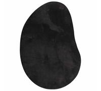 vidaXL Tapis de Surface HUARTE Noir 160 x 230 cm Polyester, Tapis de Salon Moderne, Anti-dérapant, Pliable, Doux, décoratif, résistant et Polyvalent