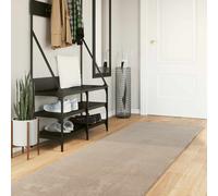 vidaXL Tapis de Surface HUARTE Sable 300 x 80 cm Polyester, Tapis Moderne élégant, Design antidérapant, Doux en Polyester, Lavable en Machine, pour Salon, Chambre, Couloir