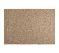 Vidaxl Tapis De Surface Moiré Agira Naturel 200 X 140 Cm Polyester
