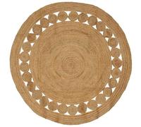 vidaXL Tapis de Surface Naturel Ø 180 cm Jute