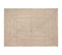 Vidaxl Tapis Naturel Et Blanc 160 X 230 Cm Jute