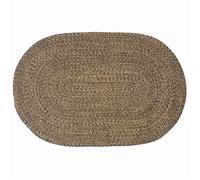 vidaXL Tapis de surface Noir 122 x 183 cm Jute 42010655