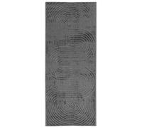 vidaXL Tapis de Surface Rectangulaire Anthracite 150 x 80 cm, Tapis Moderne, déco Cool, revêtement de Sol Moelleux, pièce déco, Hiver pour espaces Cosy, Accent Tendance