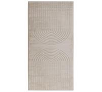 vidaXL Tapis de Surface Rectangulaire Beige 150 x 80 cm, Tapis Vivid Home, Tapis Moderne, Élément décoratif, Moelleux, Revêtement stylé, Tapis de Salon, Confortable