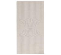 vidaXL Tapis de Surface Rectangulaire Crème 200 x 80 cm, Tapis Vivid Home, Tapis Moderne, Élément décoratif, Moelleux, Revêtement stylé, Tapis de Salon, Confortable