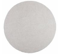 vidaXL Tapis de Surface Rond LUGO Crème et Gris Ø 160 CM Polyester, Tapis Moderne antidérapant, Grand modèle, Polyester, Doux au Toucher, idéal pour Salon intérieur
