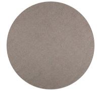 Vidaxl Tapis De Surface Rond Lugo Taupe Ø 200 Cm Polyester