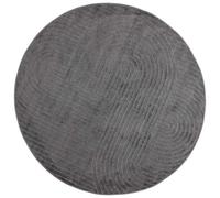 Vidaxl Tapis De Surface Rond Palmeras Anthracite Ø 120 Cm Polyester