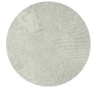 Vidaxl Tapis De Surface Rond Palmeras Vert Ø 120 Cm Polyester