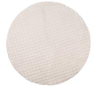 Vidaxl Tapis De Surface Rond Sirolo Beige Ø 120 Cm Polyester