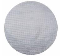 Vidaxl Tapis De Surface Rond Sirolo Gris Ø 120 Cm Polyester
