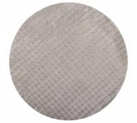 Vidaxl Tapis De Surface Rond Sirolo Sable Ø 160 Cm Polyester