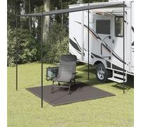 Tapis de tente 250x250 cm - Anthracite PEHD