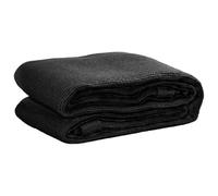 vidaXL Tapis de Tente Bâche de Camping Tapis d'Extérieur Tapis d'Auvent de Caravane Voyage en Camping Terrasse Patio 400x400 cm Noir PEHD