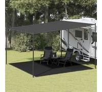 Tapis de Tente Bâche de Camping Tapis d'Extérieur Tapis d'Auvent de Caravane Voyage en Camping Terrasse Patio 400x400 310791