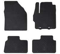 vidaXL Tapis de voiture 4 pcs Noir adapté pour Toyota AYGO X TPE, Tapis de yoga léger et antidérapant, polyvalent pour maison, bureau, salle de gym, exercice, voyage, non toxique, durable, facile à ne