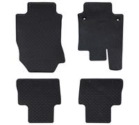 Vidaxl Tapis De Voiture 4 Pcs Noir Caoutchouc