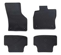 vidaXL Tapis de Voiture 4 pcs Noir Compatible avec Audi A3 2012-2020, Antidérapant, léger, Tapis de Sol pour véhicules, Auto, Protecteur de Voiture, Non-dérapant pour Audi, Couverture VW Golf