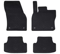 Vidaxl Tapis De Voiture 4 Pcs Noir Siège Ateca , ?Koda Karoq Tpe
