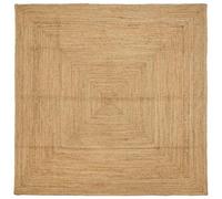 Tapis - dessous de tapis Vidaxl Tapis de zone Beige 240 x 240 cm Jute