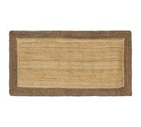 vidaXL Tapis de Zone Gris 60 x 110 cm Jute