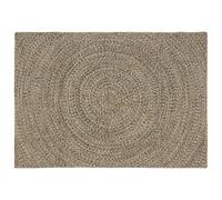 vidaXL Tapis de Zone Naturel et Noir 120 x 170 cm Jute
