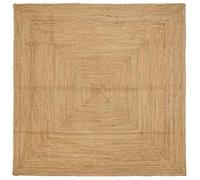 Tapis - dessous de tapis Vidaxl Tapis de zone Beige 240 x 240 cm Jute
