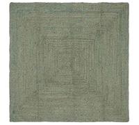 vidaXL Tapis de Zone Vert Olive 160 x 160 cm Jute