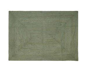 vidaXL Tapis de Zone Vert Olive 200 x 290 cm Jute